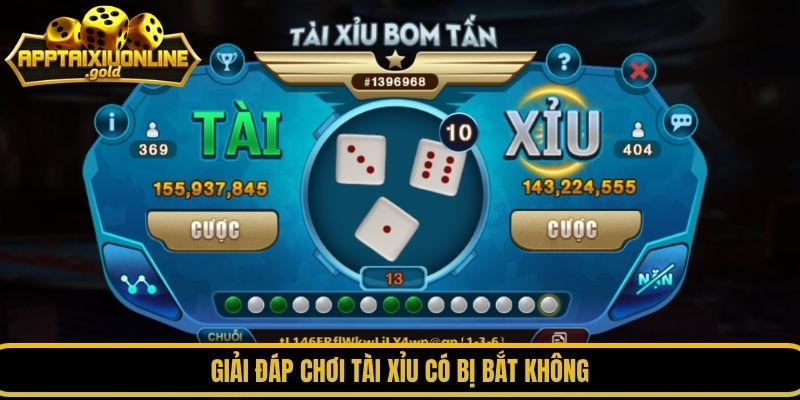 Giải đáp chơi tài xỉu có bị bắt không