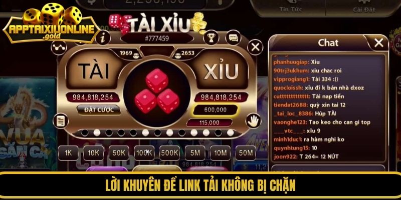 Lời khuyên để link tải không bị chặn