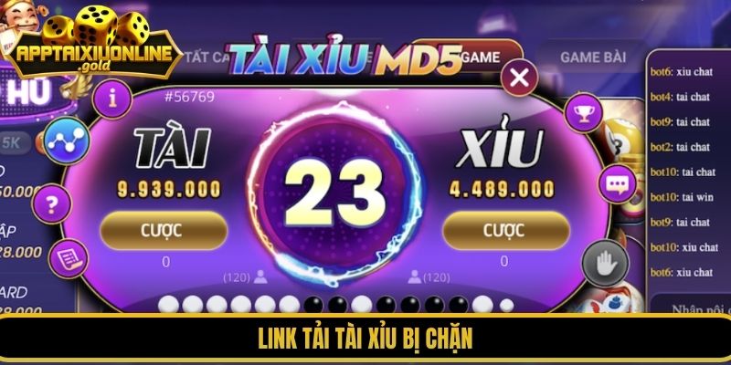 link tải tài xỉu bị chặn