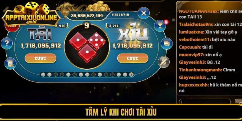 tâm lý khi chơi tài xỉu